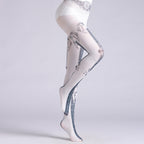 Angel & Evil Gothic Tights with high elasticity, perfect for parties, cosplay, events, and street fashion