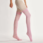 Pink Art Painter Tights with high elasticity and shaping fit, suitable for events, cosplay, street style, and gifting girls at Christmas