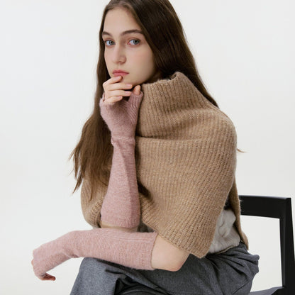 brown cape for women winter dress