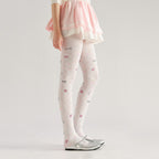 Bunny Bow Tights with high elasticity and shaping fit, suitable for events, cosplay, street style, and gifting girls at Christmas