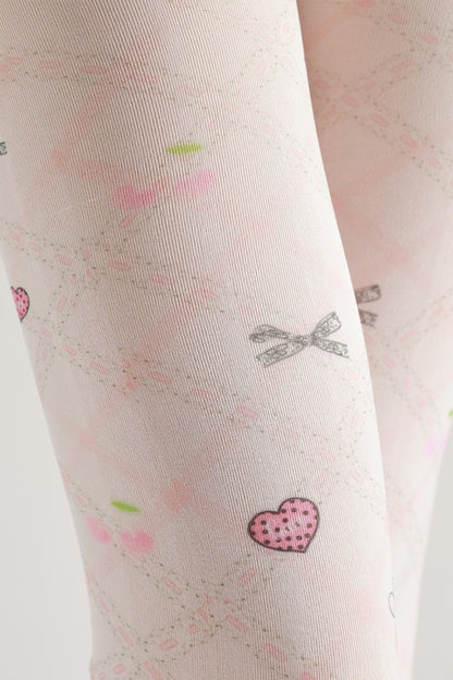 Bunny Bow Tights with high elasticity and shaping fit, suitable for events, cosplay, street style, and gifting girls at Christmas