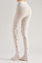 Bunny Bow Tights with high elasticity and shaping fit, suitable for events, cosplay, street style, and gifting girls at Christmas