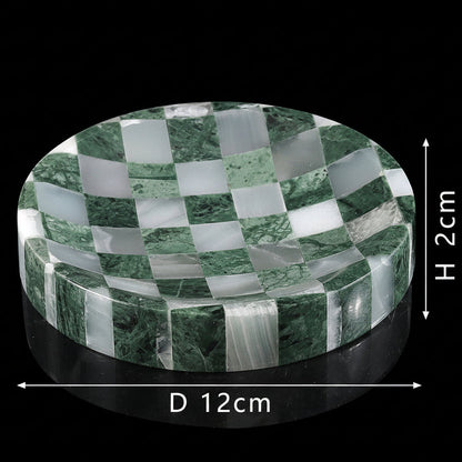 Checkered Marble Storage Tray-Grainvity
