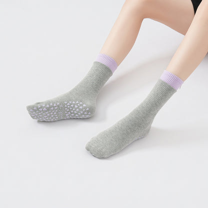 Color-Block Non Slip Yoga Socks-Grainvity