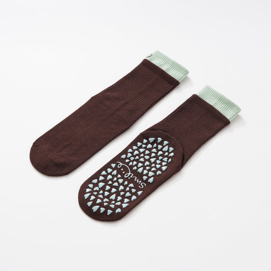 Color-Block Non Slip Yoga Socks-Grainvity