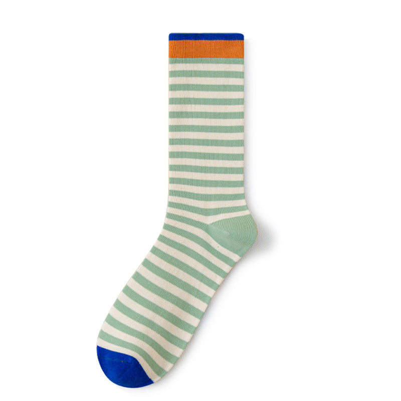 Colourful Strip Socks-Grainvity
