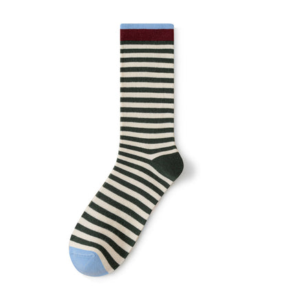 Colourful Strip Socks-Grainvity