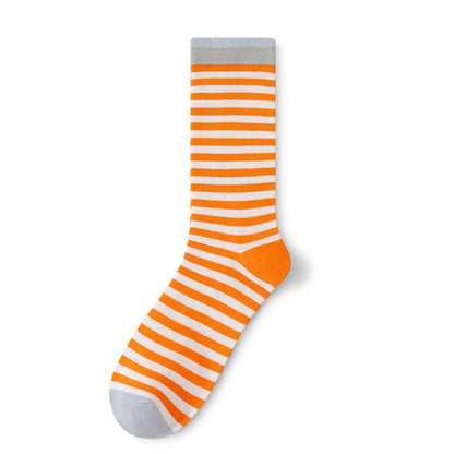 Colourful Strip Socks-Grainvity