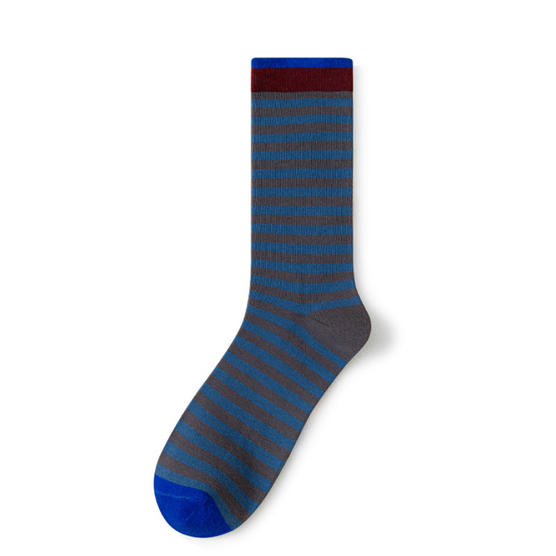 Colourful Strip Socks-Grainvity