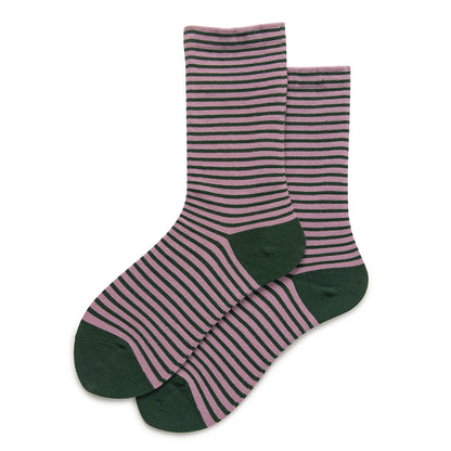Cotton Strip Socks-Grainvity