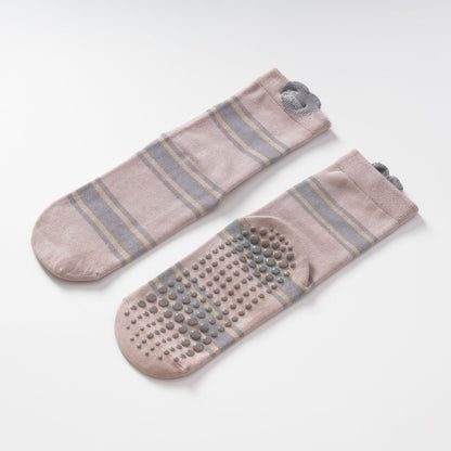 Cute Striped yoga socks-Grainvity