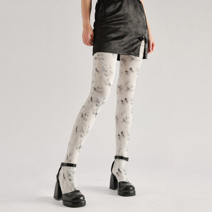 Elegant Butterfly Women Tights with high elasticity and compression,shaping fit and ideal for weddings, parties, ethnic outfits, and street fashion