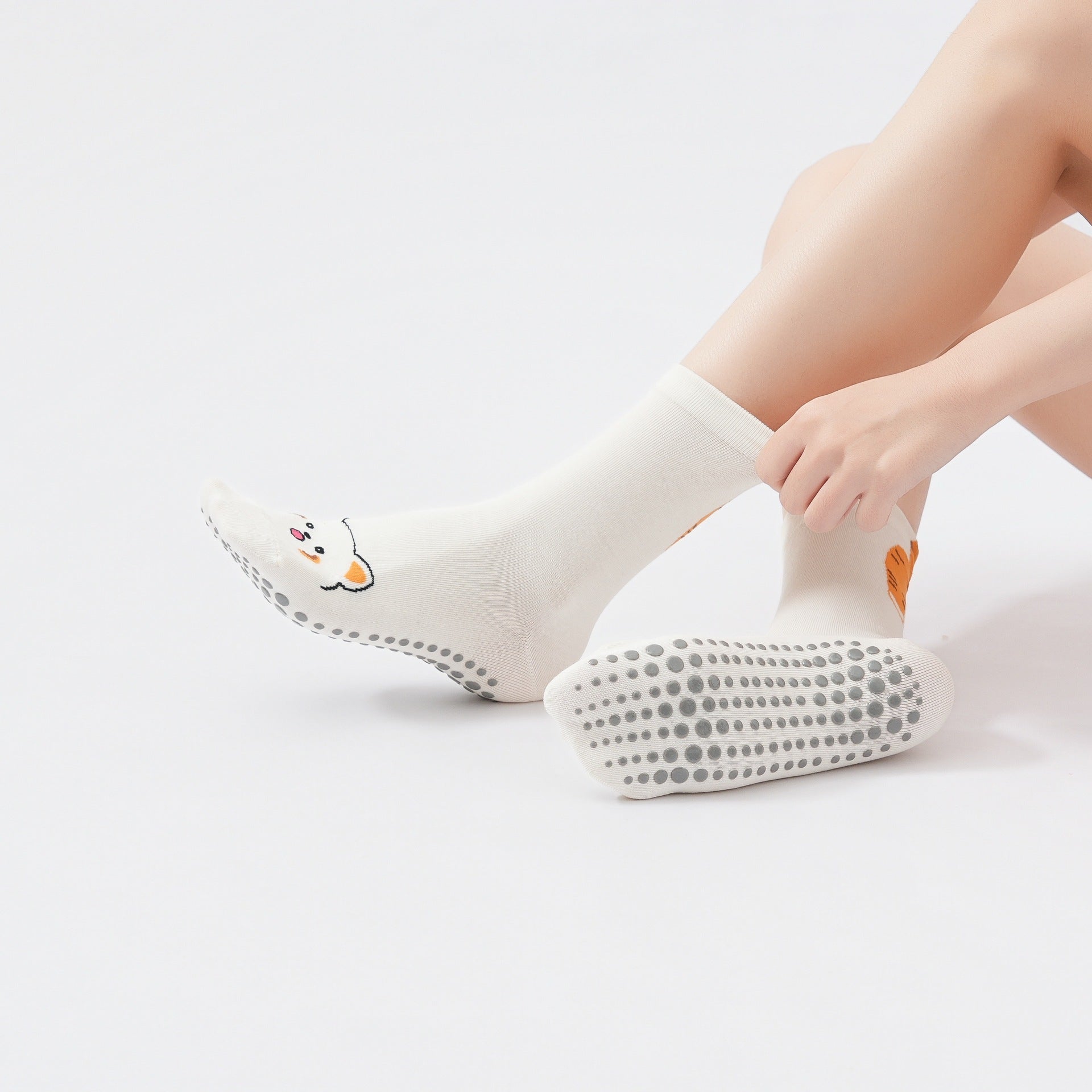 Fun Non-Slip Fitness Pilates Socks-Grainvity