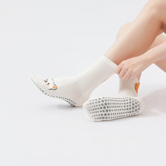 Fun Non-Slip Fitness Pilates Socks-Grainvity