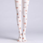 Funky Eye Printed Tights with high elasticity, perfect for parties, cosplay, events, and street fashion