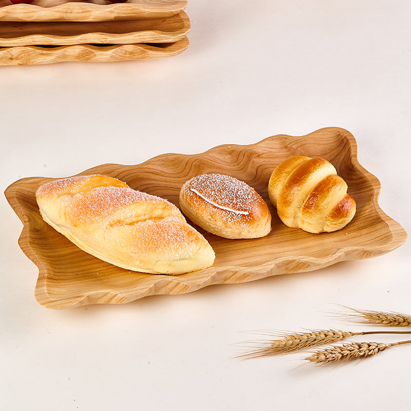 Handcrafted Cedar Wood Bread & Serving Tray