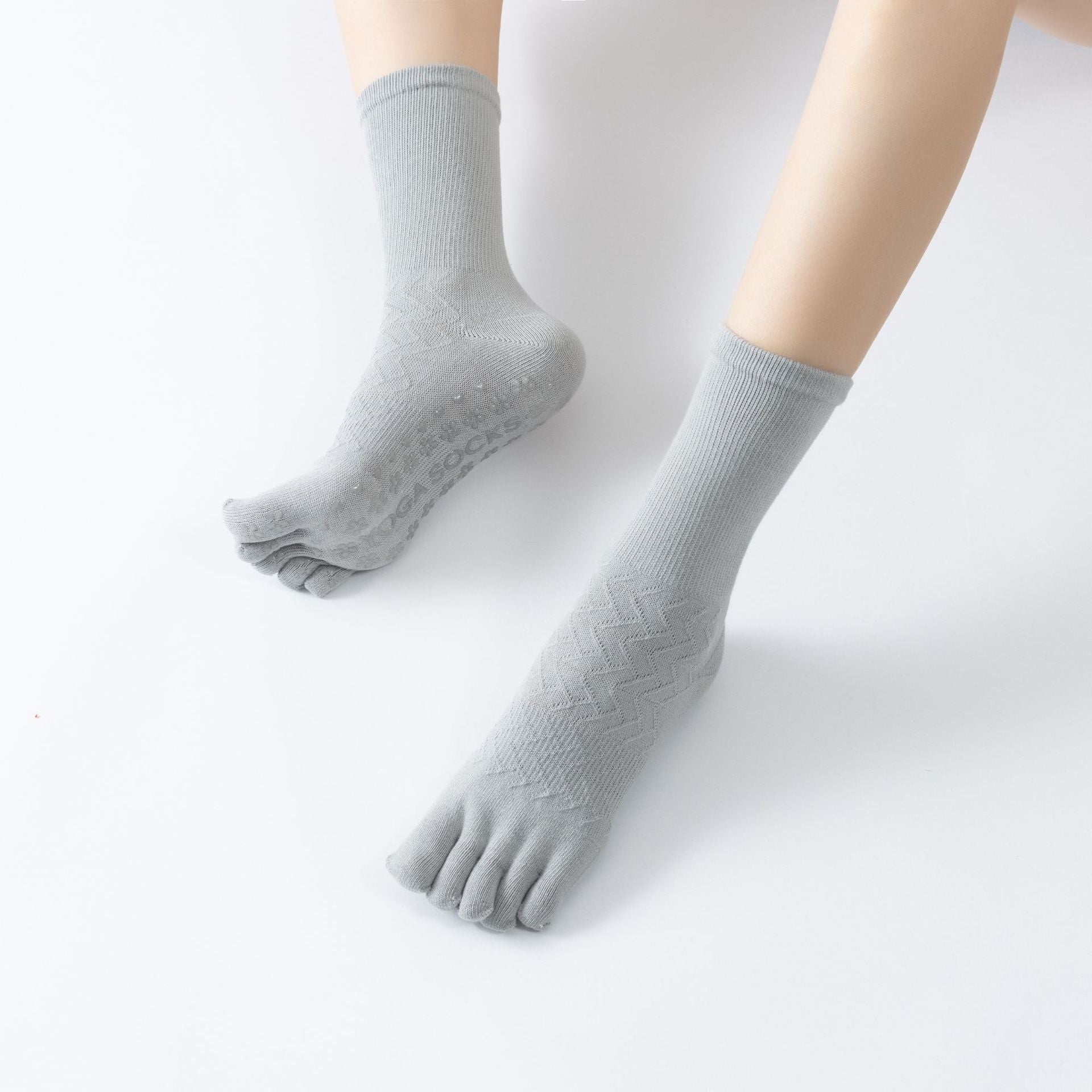 Jacquard Non-Slip Pilates socks-Grainvity