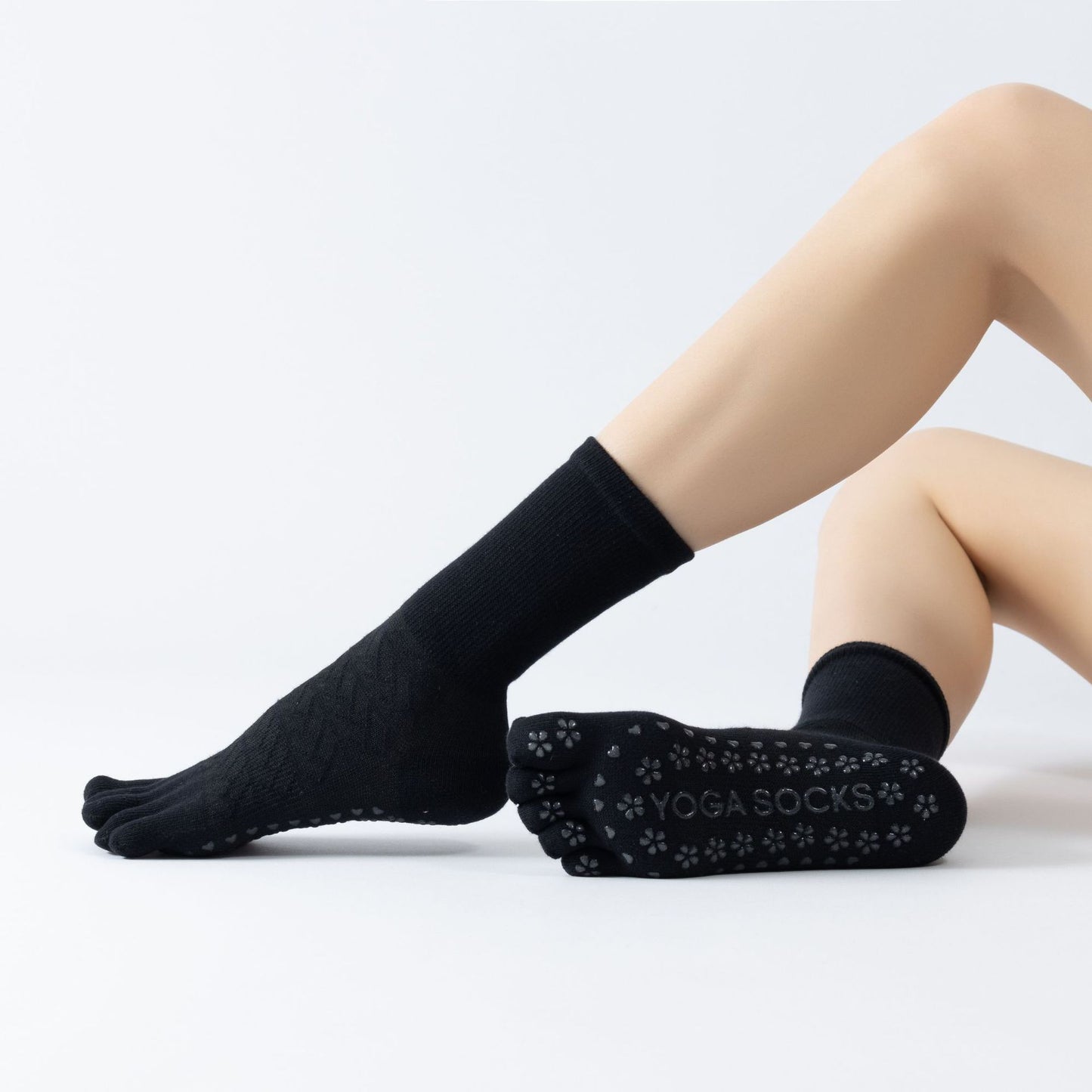 Jacquard Non-Slip Pilates socks-Grainvity