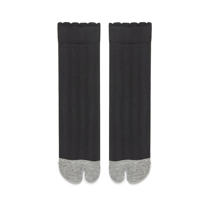 Japanese Tabi Crew Socks-Grainvity