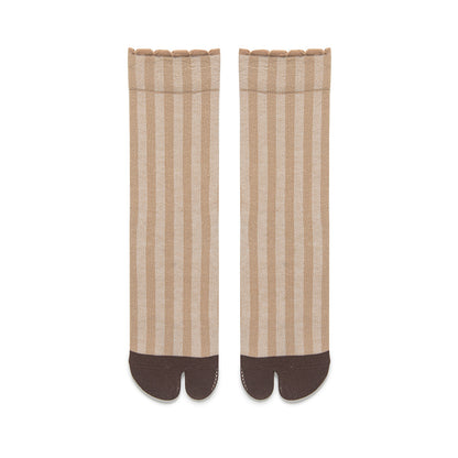 Japanese Tabi Crew Socks-Grainvity