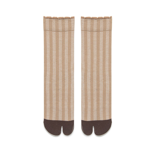 Japanese Tabi Crew Socks-Grainvity