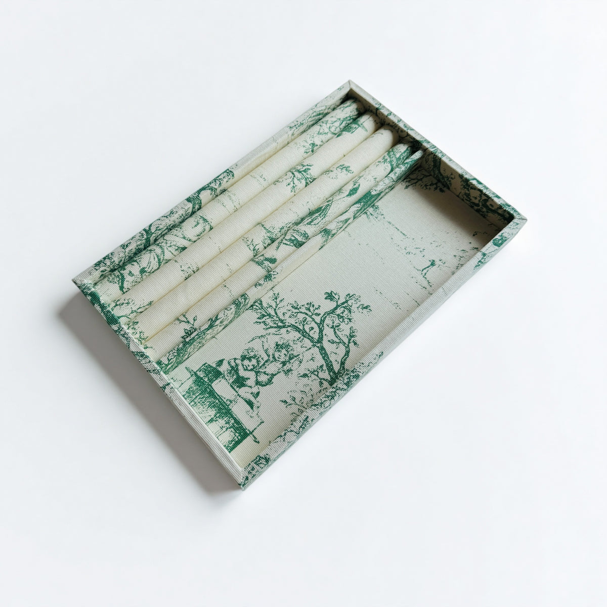 French Green Sofa Jewelry Holder