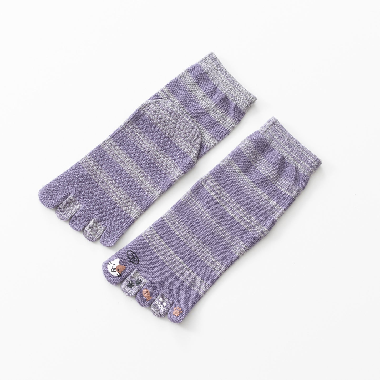 Kitty Yoga Toe Socks-Grainvity