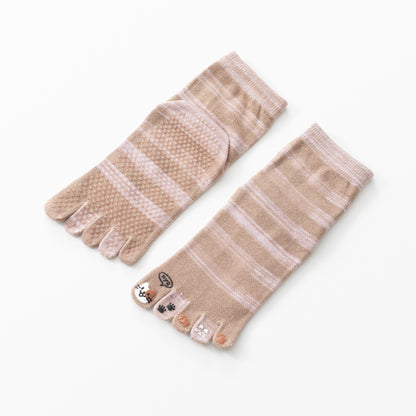 Kitty Yoga Toe Socks-Grainvity
