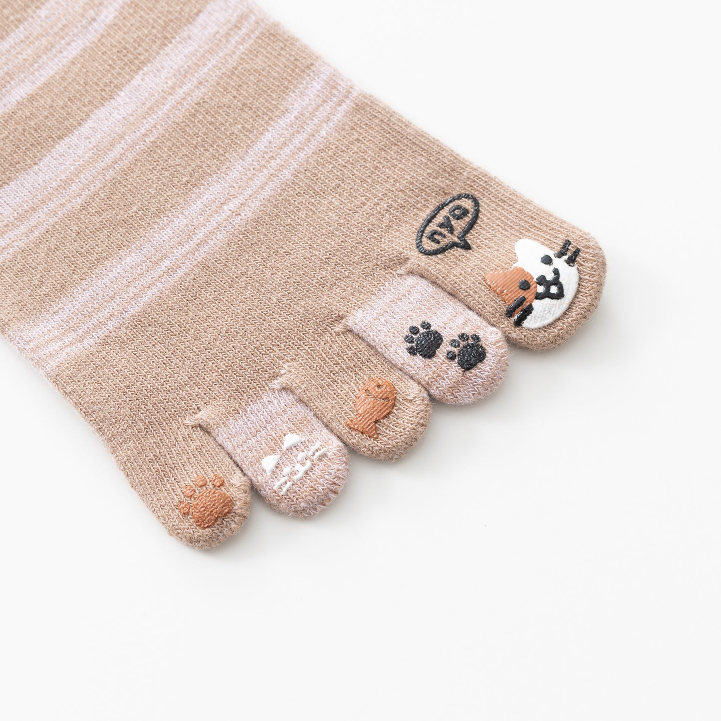 Kitty Yoga Toe Socks-Grainvity