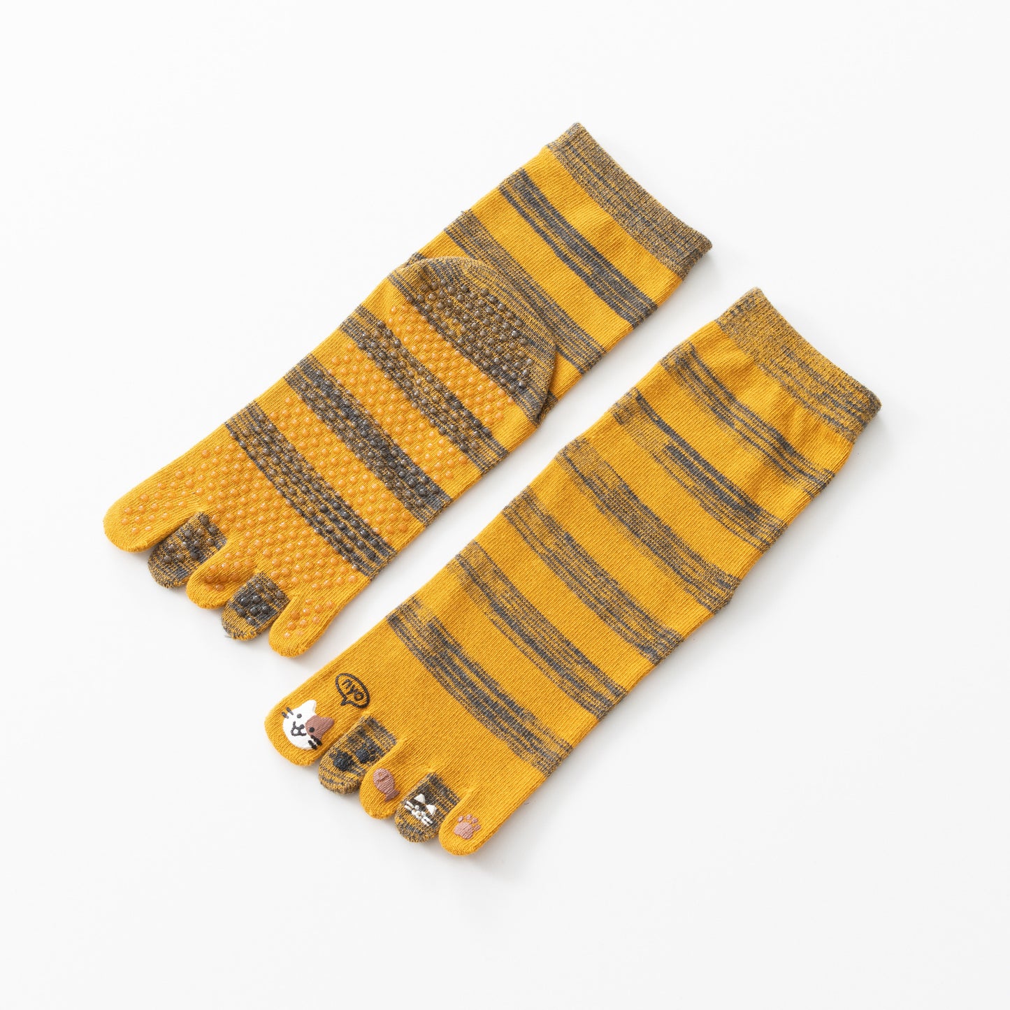 Kitty Yoga Toe Socks-Grainvity