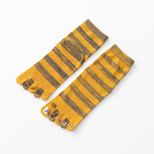 Kitty Yoga Toe Socks-Grainvity