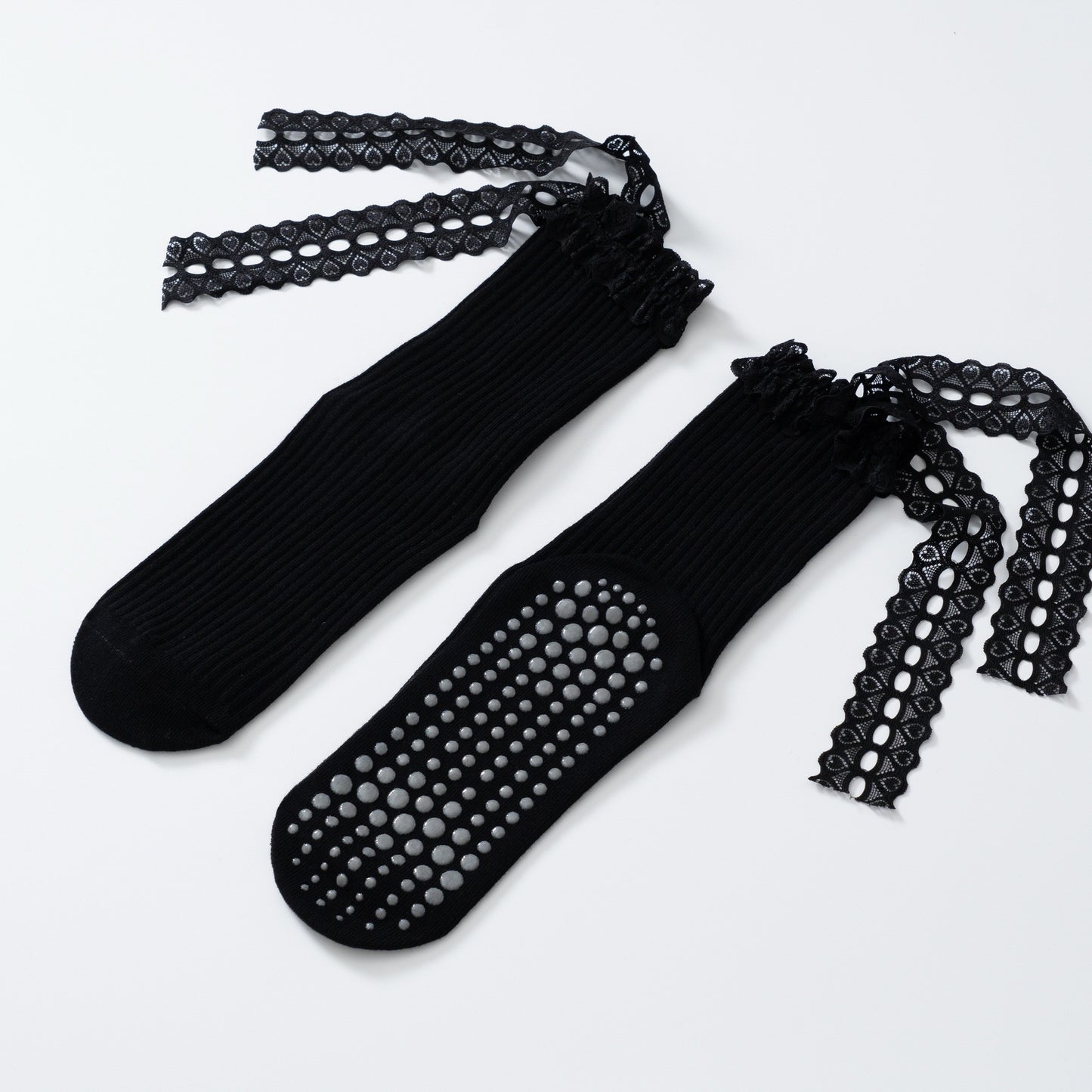 Lace strap yoga socks-Grainvity