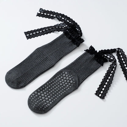 Lace strap yoga socks-Grainvity