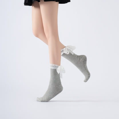 Lace strap yoga socks-Grainvity