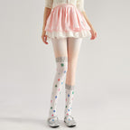 Gemstone Sweet Women Tights with high elasticity and shaping fit, suitable for events, cosplay, street style, and gifting girls at Christmas