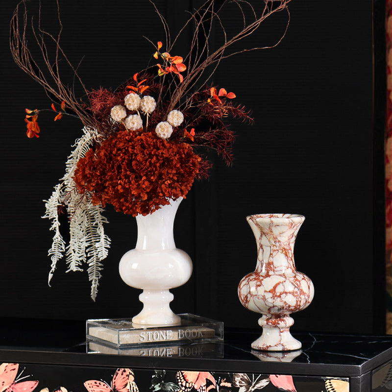 Luxury Artistic Marble & Jade Vases-Grainvity