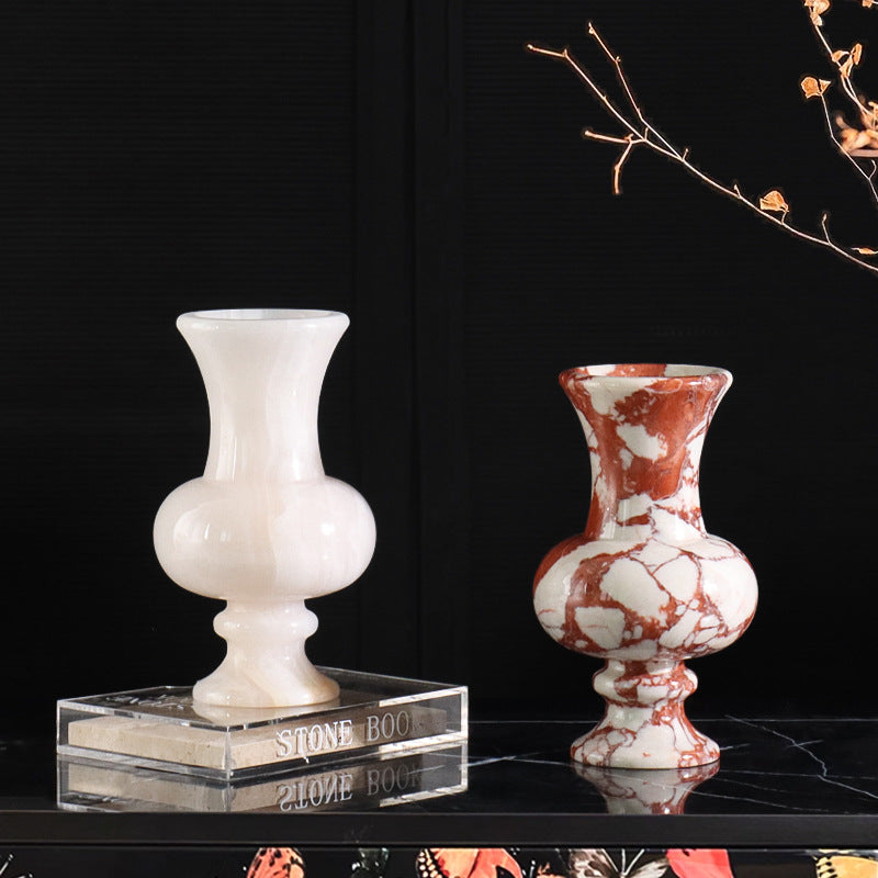Luxury Artistic Marble & Jade Vases-Grainvity