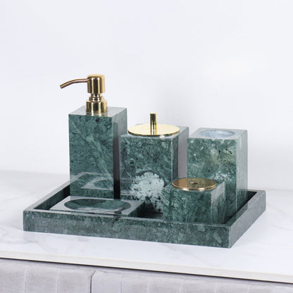 Luxury Marble Bathroom Accessory Set-Grainvity