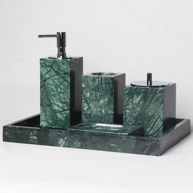 Luxury Marble Bathroom Accessory Set-Grainvity