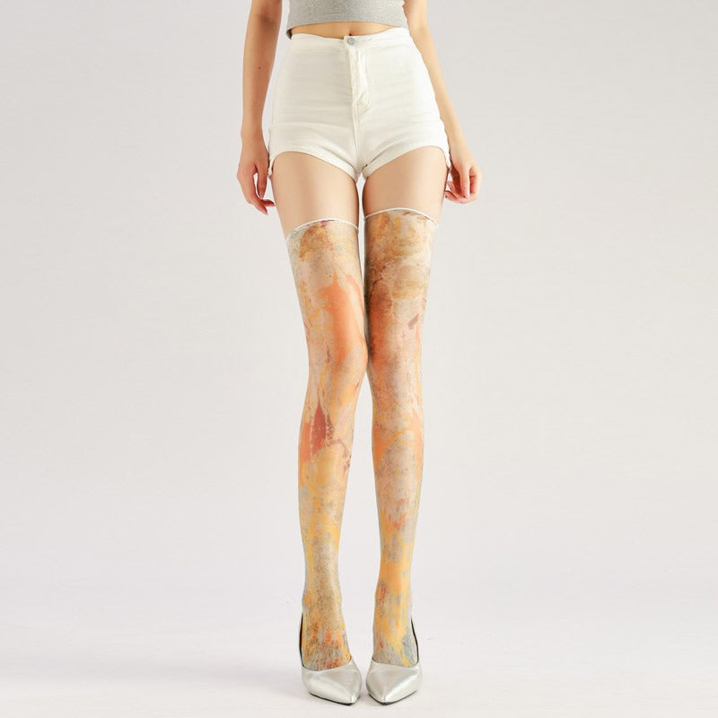 Luxury Style Stockings with high elasticity and compression,shaping fit and ideal for weddings, parties, ethnic outfits, and street fashion