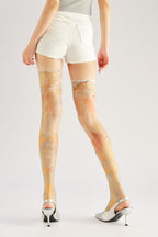 Luxury Style Stockings with high elasticity and compression,shaping fit and ideal for weddings, parties, ethnic outfits, and street fashion