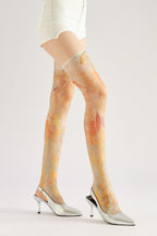 Luxury Style Stockings with high elasticity and compression,shaping fit and ideal for weddings, parties, ethnic outfits, and street fashion