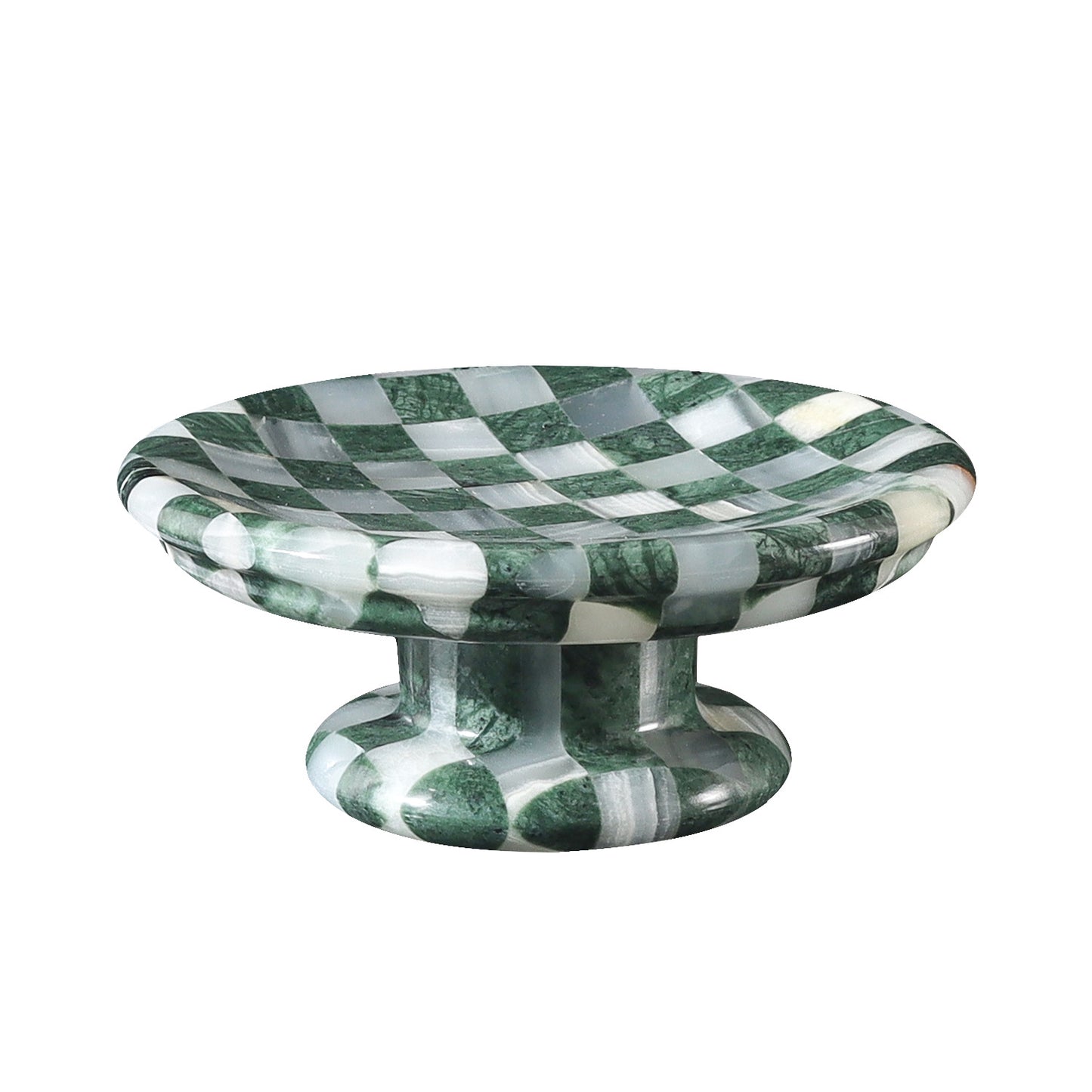 Marble & Jade Checkerboard Tray-Grainvity