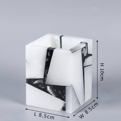 Marble Scented Candle Jar-Grainvity