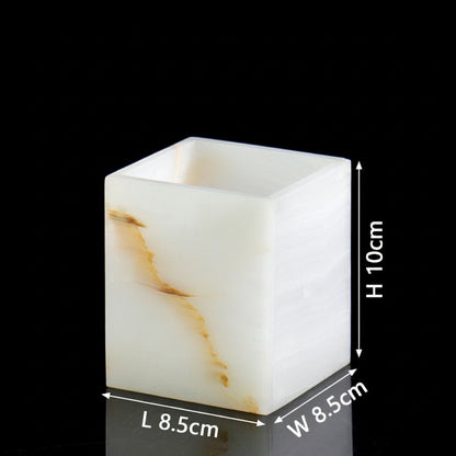 Marble Scented Candle Jar-Grainvity