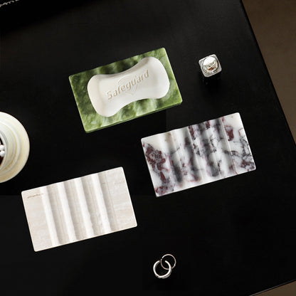 Marble Soap Dish-Grainvity