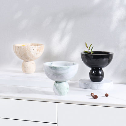 Marble Stone Storage Tray Luxury Desk & Vanity Organiser-Grainvity