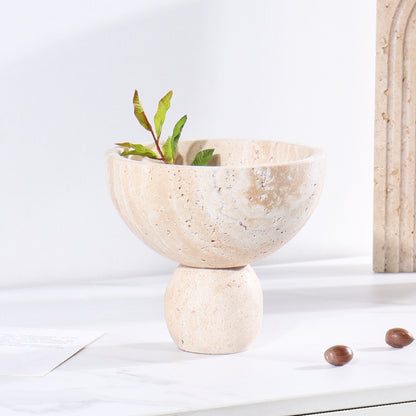 Marble Stone Storage Tray Luxury Desk & Vanity Organiser-Grainvity