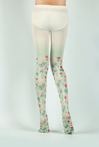 Country Style Floral Tights with high elasticity and compression,shaping fit and ideal for weddings, parties, ethnic outfits, and street fashion