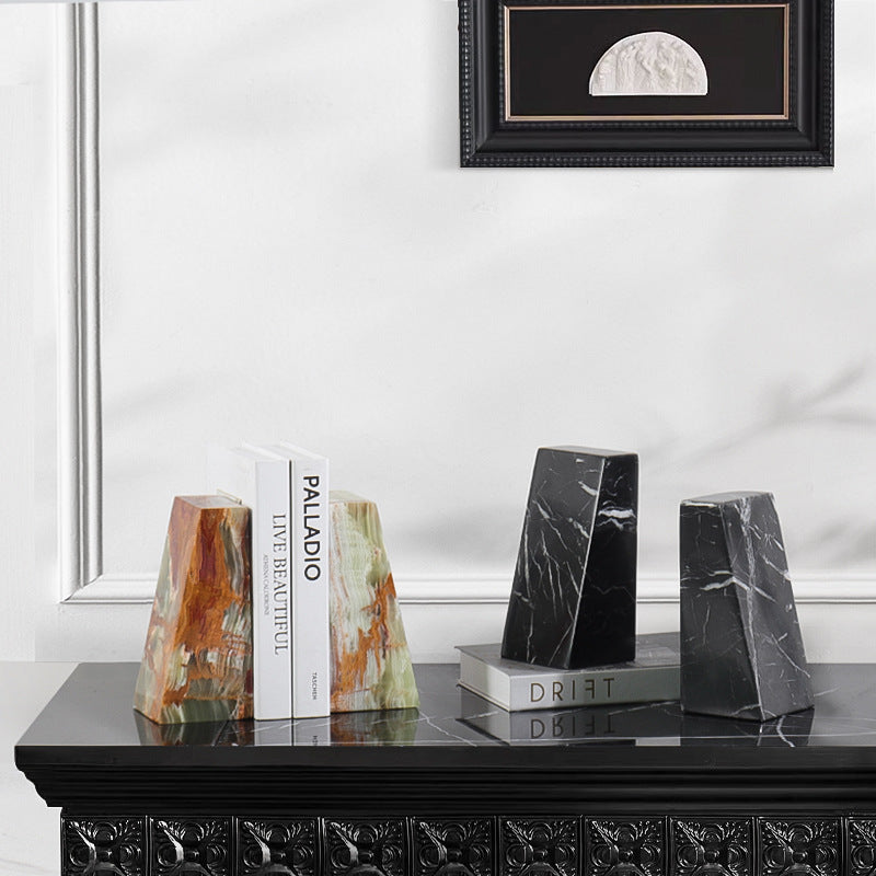 Minimalist Natural Jade Bookend-Grainvity